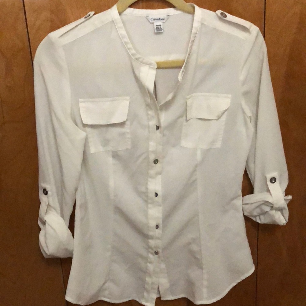 Calvin Klein Women’s Button Down shirt XS